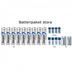 Batteripaket lithium stora